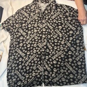 Icons Black and White Men's Casual Shirt